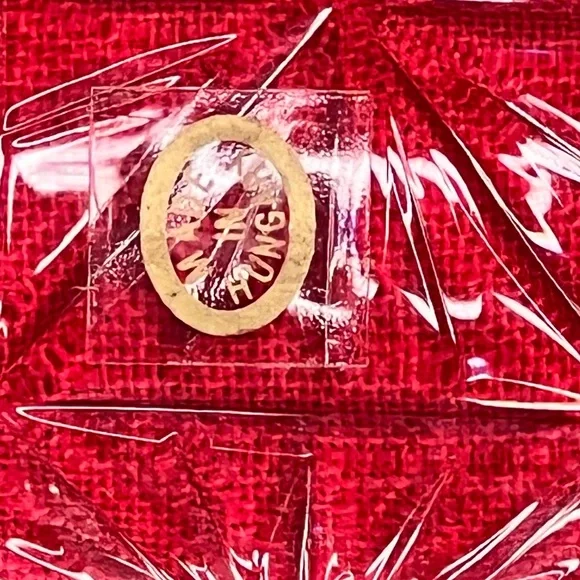 Crystal Napkin Rings Set Of 6 made in Hungary - Picture 6 of 6